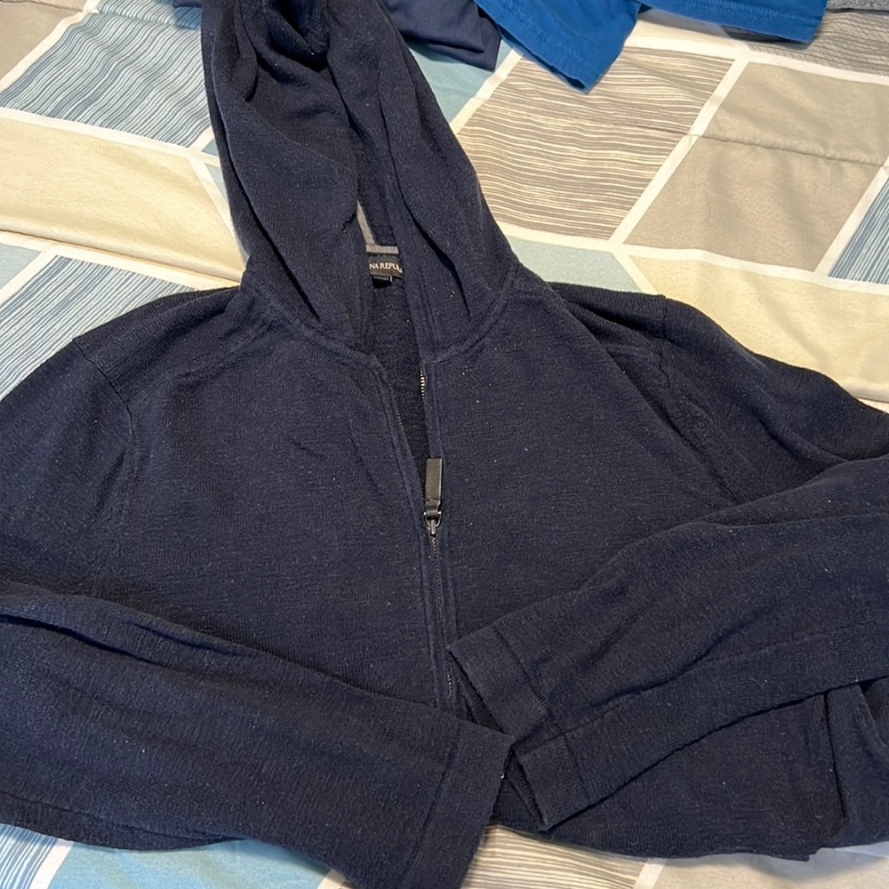 Mens Banana republic zip up sweater L
